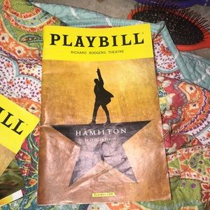 Hamilton playbill April 2017